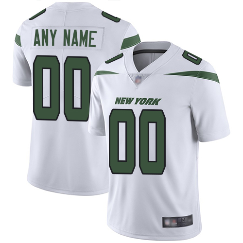 Limited White Men Road Jersey NFL Customized Football New York Jets Vapor Untouchable